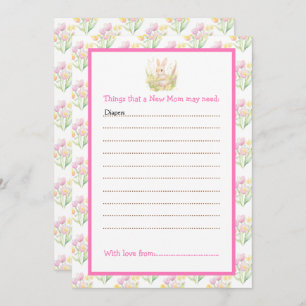 Spring Rabbit Baby Shower Invitation