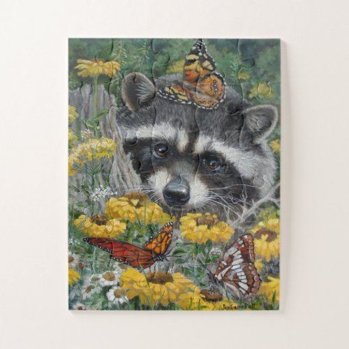 Spring Raccoon Jigsaw Puzzle