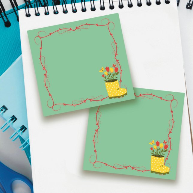 Spring Rain Boot, Tulip, Butterfly Notes (Creator Uploaded)