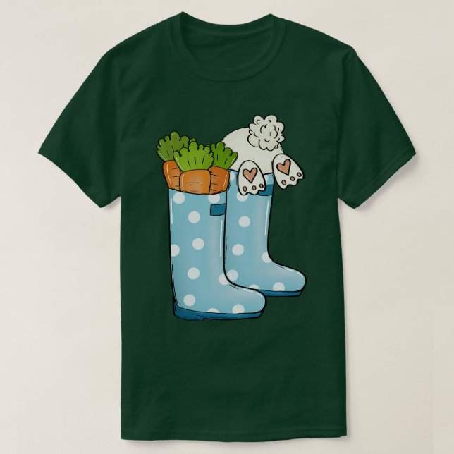 spring rain boots T-Shirt (Design Front)