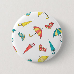Spring Rain I Pinback Button