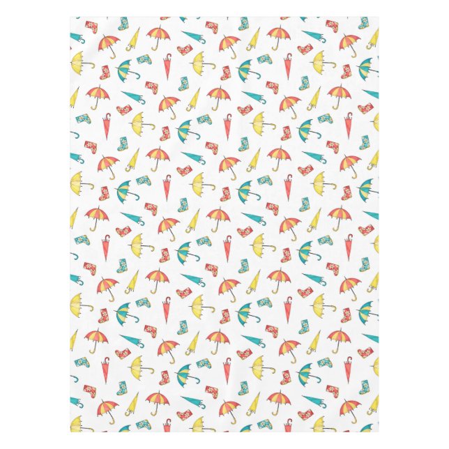 Spring Rain I Tablecloth (Front)