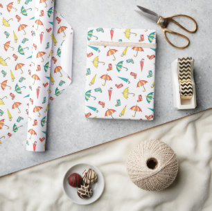 Spring Rain I Wrapping Paper