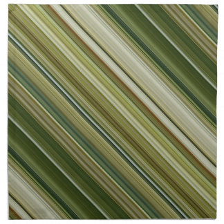 Spring Rains Cream, Tan, and Olive Green Plaid Cloth Napkin