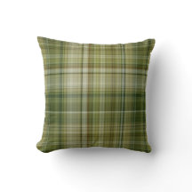 Spring Rains Cream, Tan, and Olive Green Plaid