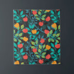 Spring Red and Green Colors Apple Fruit Pattern II Tapestry<br><div class="desc">Spring Apple Fruit Orchard Trees Pattern Art in Green and Red Color Palettes. Alternate Version
Cute gift for anyone who loves apple fruit and nature.</div>