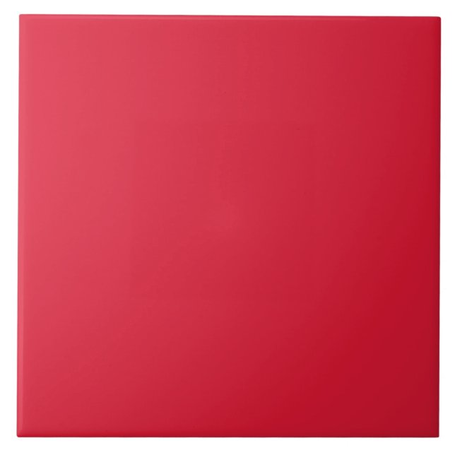 Spring Red Ceramic Tile (Front)