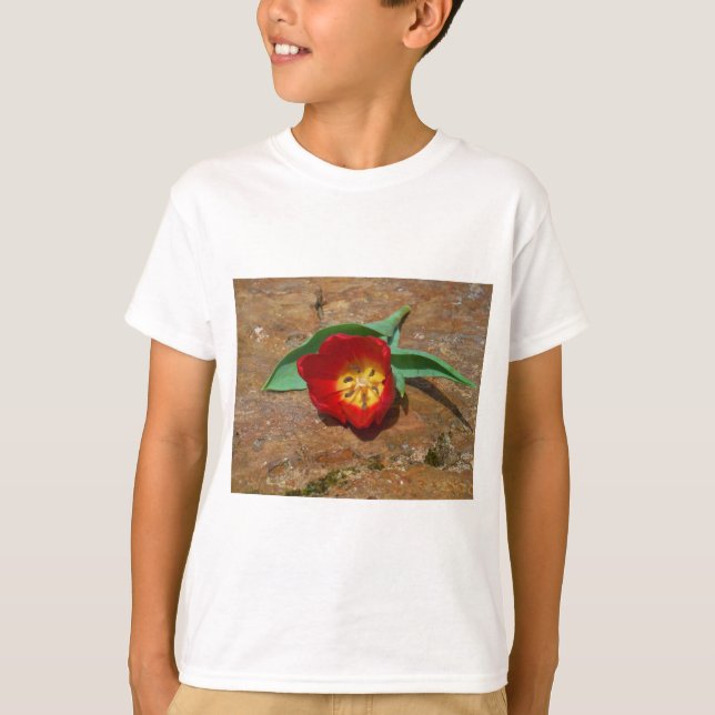 Spring Red Tulip T-Shirt (Front)