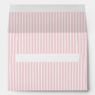 Spring Refined Stripes Soft Blush Envelope