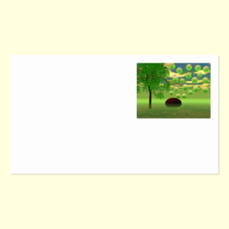 Spring Renewal  Lemon & Lime Life Force Double-Sided Standard Business Cards (Pack Of 100)