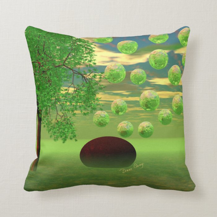 Spring Renewal – Lemon & Lime Life Force Throw Pillow