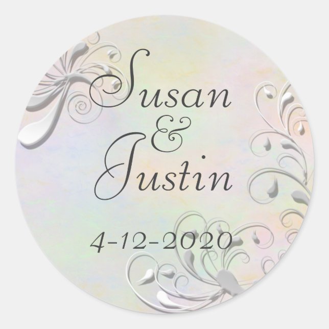 Spring Rhapsody Round Stickers (Front)