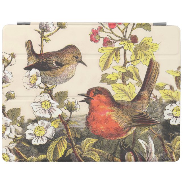 Spring Robin Birds Red Birding iPad Smart Cover (Horizontal)