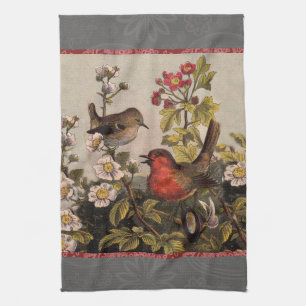 Spring Robin Birds Red Birding Towel
