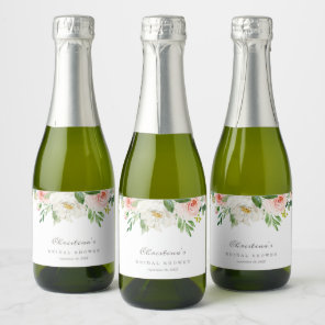 Spring Romance Mini Sparkling Wine Bottle Labels