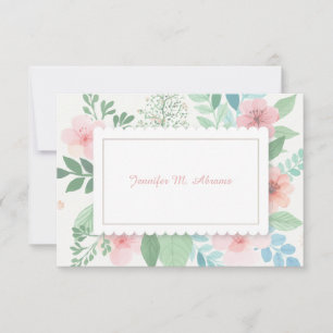 Spring Romance Notecard