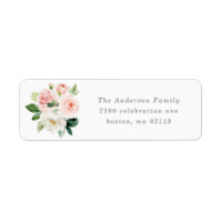 Spring Romance Return Address Label