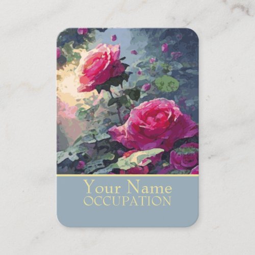 Spring Roses _ Business Card