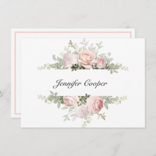 Spring Roses From Your Desk A Personal Note Card