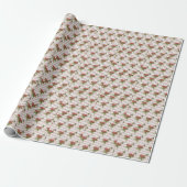 Spring Roses Wrapping Paper (Unrolled)