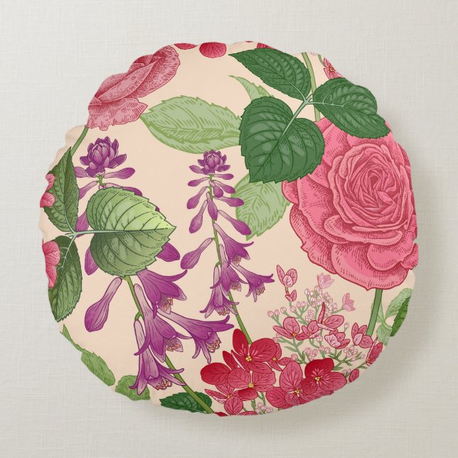 spring round pillow (Front)
