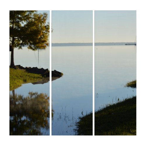 Spring Run to the St Johns River Canvas Print Triptych