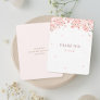 Spring Sakura Japanese Cherry Blossoms Pink Thank You Card
