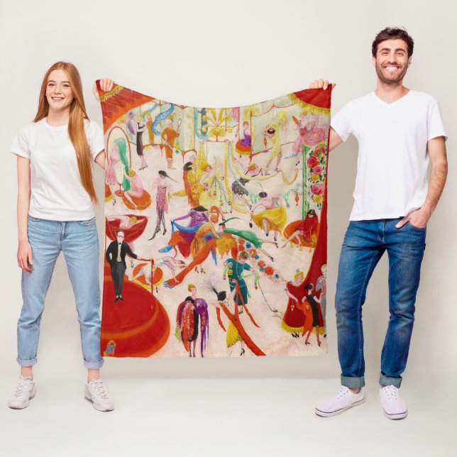 Spring Sale at Bendel's  by Florine Stettheimer Fleece Blanket (In Situ)