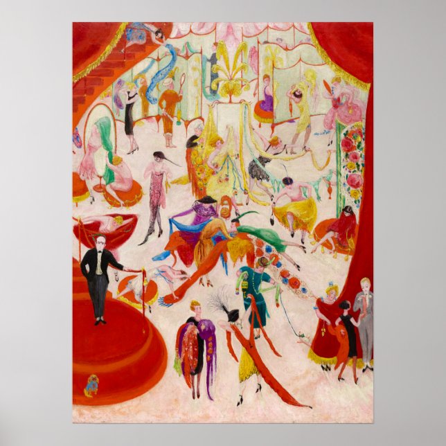 Spring Sale at Bendel's  by Florine Stettheimer Poster (Front)