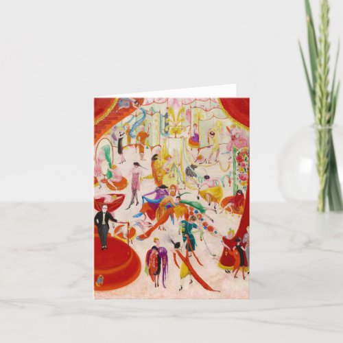 Spring Sale at Bendels  by Florine Stettheimer Thank You Card