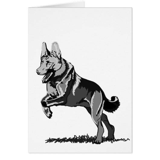 Spring Schäferhund Cards (Front)