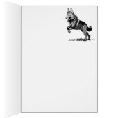Spring Schäferhund Cards (Inside (Right))