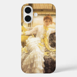 Spring (Seaside) by James Tissot, Vintage Portrait iPhone 16 Case
