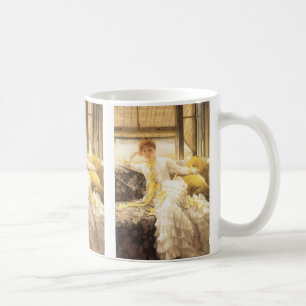Spring (Seaside) by James Tissot, Vintage Portrait Coffee Mug