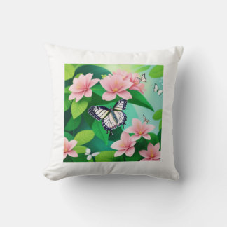 Spring Season Designer Throw Pillow