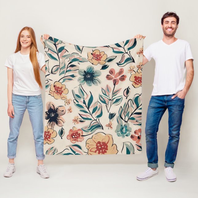 Spring Season Fleece Blanket (In Situ)