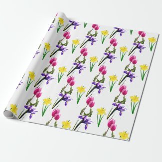 Spring Season Flowers Tulip Irises Daffodils Craft