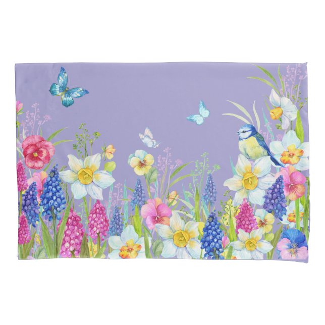 Spring season pillow case (Front)