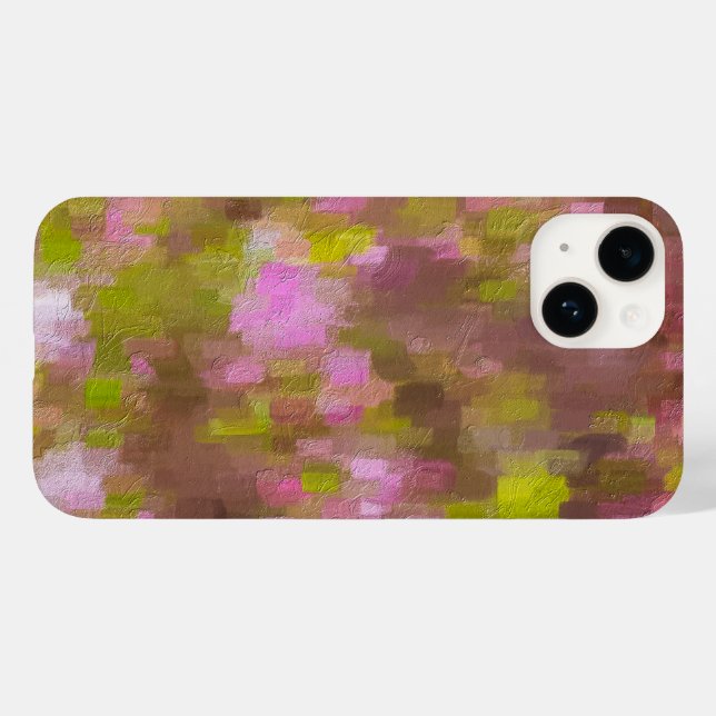 Spring Season Pinks Abstract Case-Mate iPhone Case (Back (Horizontal))