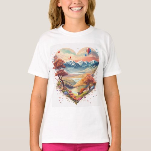 Spring Serenity A Blossoming Affair Summer Vibes T_Shirt