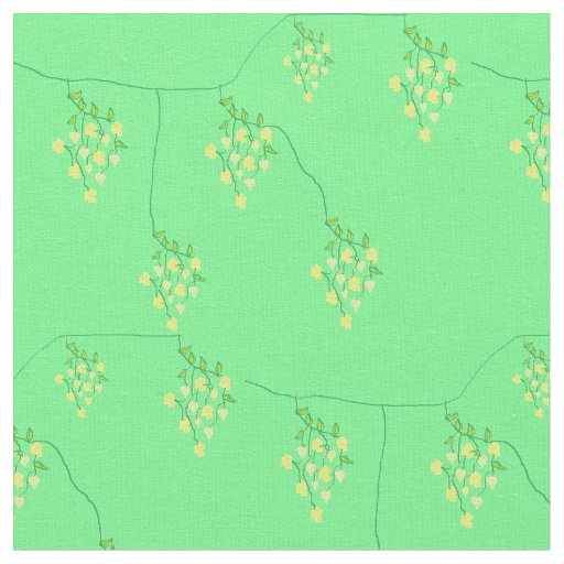 Spring Series (Green) by Kriyas Collection Fabric