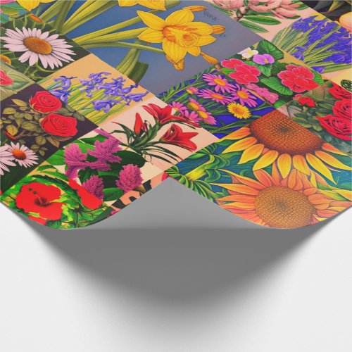 Spring Sets Botanical Wrapping Paper