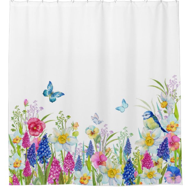 Spring Shower Curtain (Front)