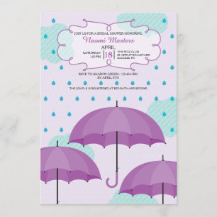 Spring Showers Bridal Shower Invitation