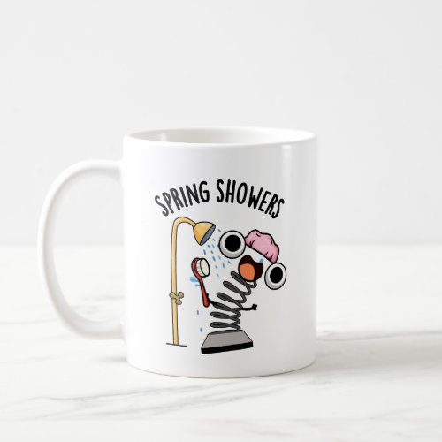Spring Showers Funny Season Pun  Coffee Mug