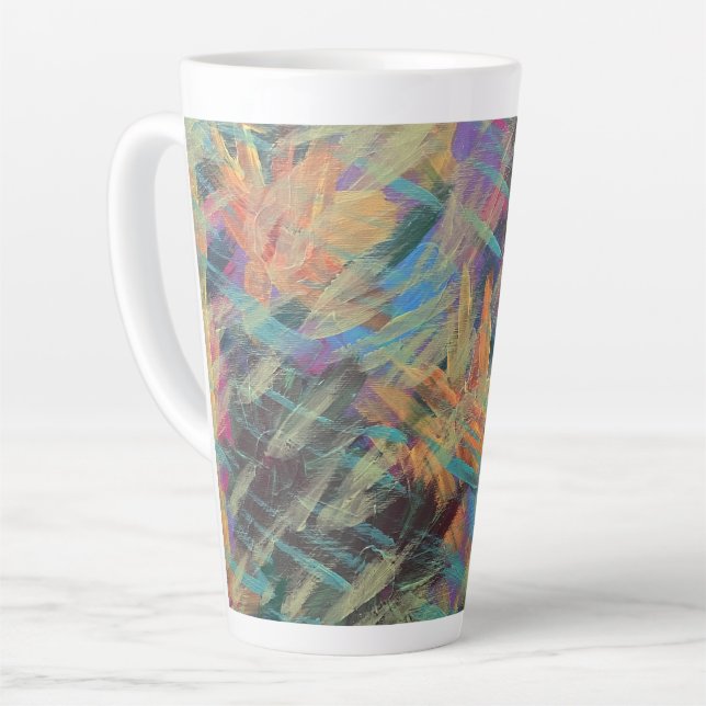 Spring Showers Latte mug (Left Angle)