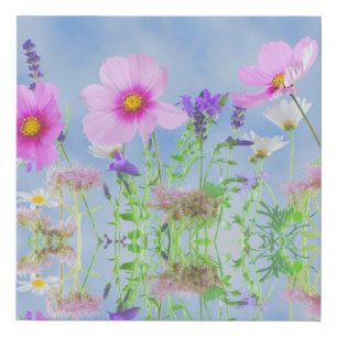 Spring Sky Faux Canvas Print