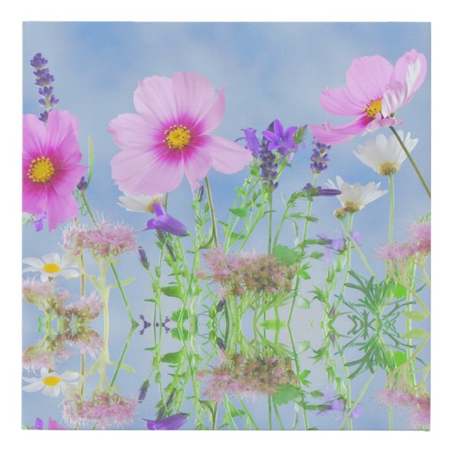 Spring Sky Faux Canvas Print (Front)