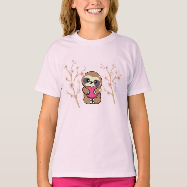 Spring sloth  T-Shirt (Front)