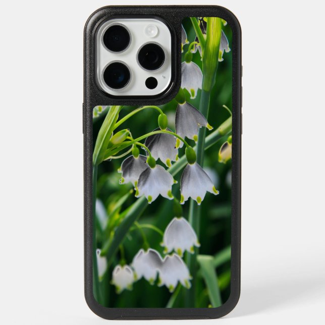 Spring Snowflakes iPhone 15 Pro Max Case (Back)